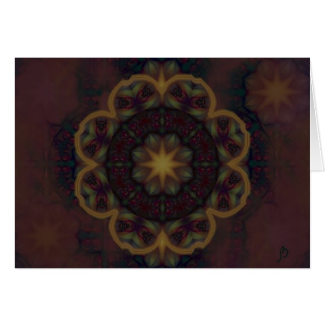 Carte de fleur de Sun de soirée - customisée (Devant horizontal)