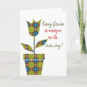 Carte de fleurs