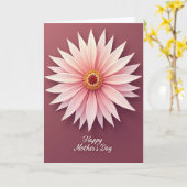 Carte de fleurs "À penser à toi" (Fleur jaune)