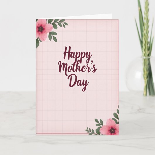 Carte de Fleurs de Profonde Gratitude (Devant)