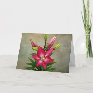 Carte de fleurs festives lumineuses et colorées