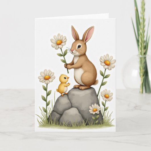 Carte de fleurs Gentils Amis (Devant)