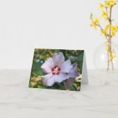 Carte de fleurs Hibiscus (Fleur jaune)