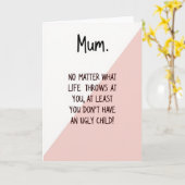 Carte de fleurs Maman chérie (Fleur jaune)