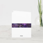 Carte de fleurs murales Valentine (Dos)