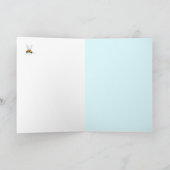 Carte de fleurs sauvages d'aquarelle brillante (Intérieur)