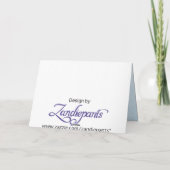 Carte de flocon de neige de Joyeux Noël (Dos)