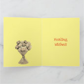 Carte de Floral Get Well (Intérieur)