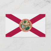 Carte de Floride et drapeau de l'État (Dos)