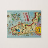 Carte de Floride Puzzle 8x10 (Horizontal)