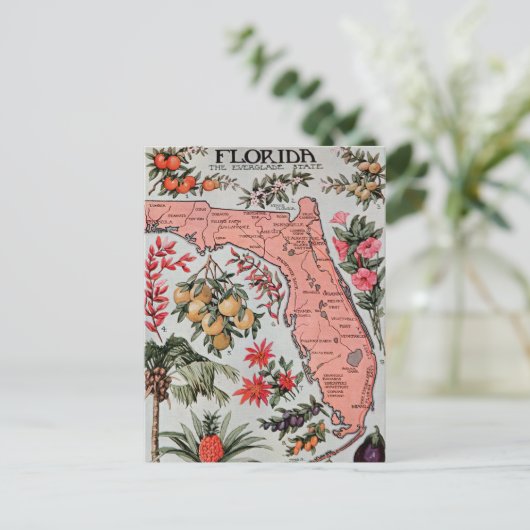 Carte de Floride vintage (Debout devant)