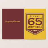 Carte de foil officiellement à la retraite (Intérieur)