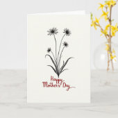 Carte de fond à la crème florale (Fleur jaune)