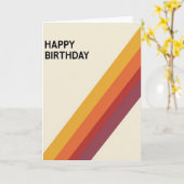 Carte de Fond Crèmeuse pour Joyeux Anniversaire (Fleur jaune)