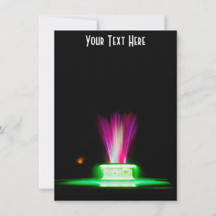 Carte de fontaine Napier NZ personnalisable