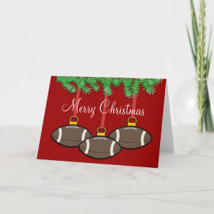 Carte de football de Noël