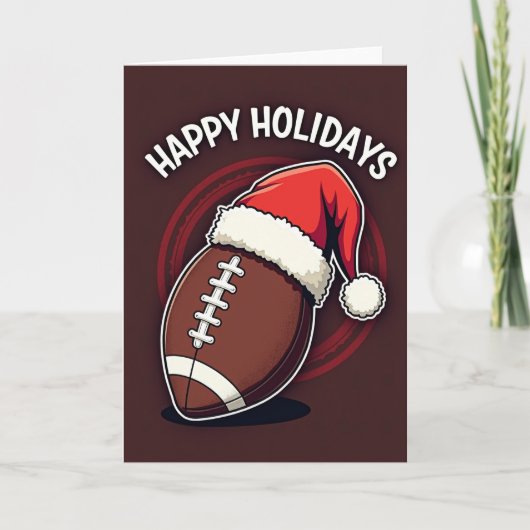 Carte de football Joyeuses Fêtes (Devant)