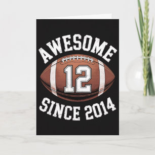 Carte de football pour son 12e anniversaire