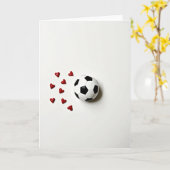 Carte de football sincère (Fleur jaune)