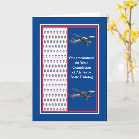 Carte de formation de base de la Force aérienne (Fleur jaune)