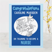 Carte de formation des infirmières complétée (Fleur jaune)