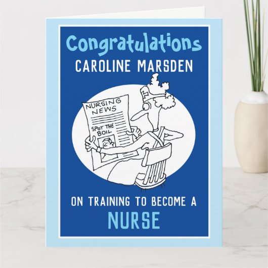 Carte de formation des infirmières complétée (Devant)