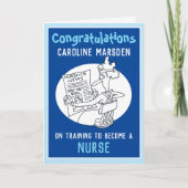 Carte de formation d'infirmière terminée (Devant)