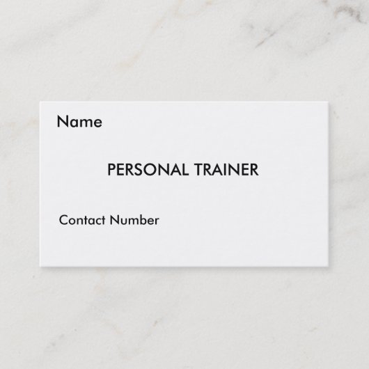 CARTE DE FORMATION PERSONNELLE (Devant)