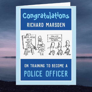 Carte de formation pour devenir agent de police
