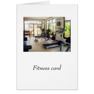 Carte de forme physique