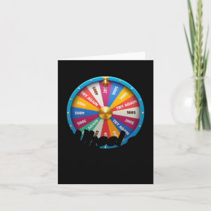 Carte De Fortune Papa Fête des pères Roue De Fortune Clo