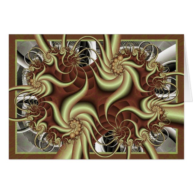 Carte de fractale (Devant horizontal)