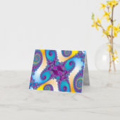 Carte de fracture couleur de la mer (Fleur jaune)