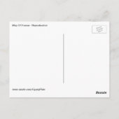 Carte de France - Carte postale (Dos)