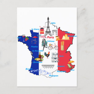 Carte de France Sites touristiques
