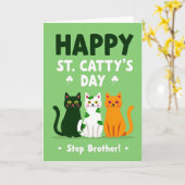 Carte de frère de St Cattys Day (Fleur jaune)