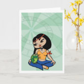 Carte de Friendz (Fleur jaune)