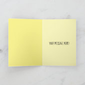 Carte de fromage à fête des pères personnalisable (Intérieur)