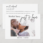 Carte de Fuite Mariage Numérique Nous nous sommes (Devant / Derrière)