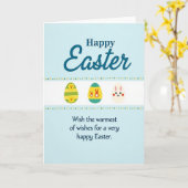 Carte de Fun Faux Sarcelle Printemps (Fleur jaune)