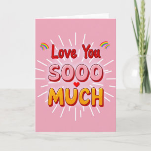 Carte de Fun Love You So Much