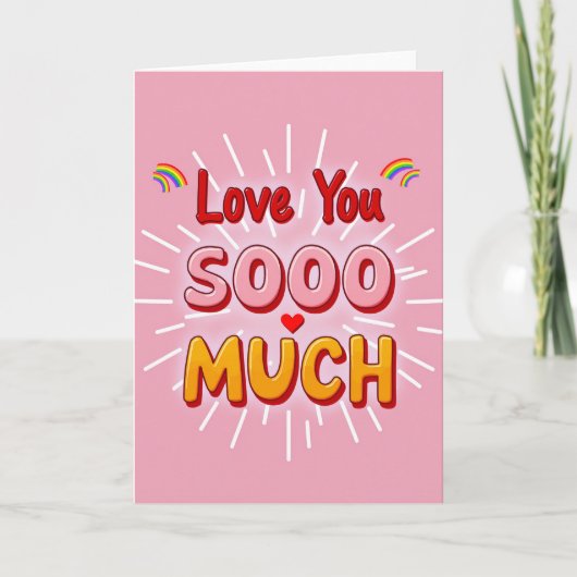 Carte de Fun Love You So Much (Devant)
