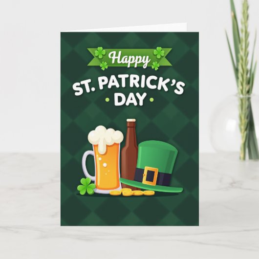 Carte de fun pour la Saint-Patrick (Devant)