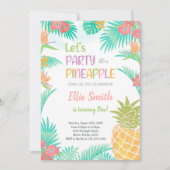 Carte de Fun Tropical Summer Party pour enfants ou (Devant)