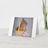 CARTE DE FUNNY EASTER (Dos)