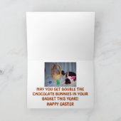 CARTE DE FUNNY EASTER (Intérieur)