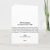 Carte de galaxie d'ADN (Dos)