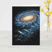 Carte de galaxie d'ADN (Fleur jaune)