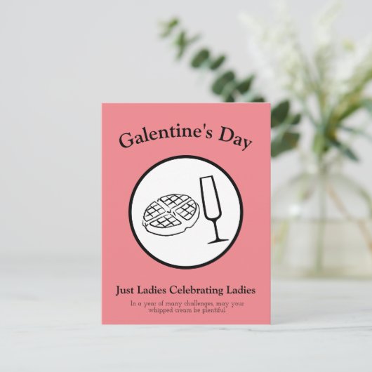 Carte de Galentine (Debout devant)