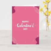 Carte de Galentines Day Rose Ondulée (Fleur jaune)